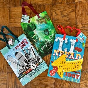 New Trader Joe’s Reusable Grocery Baga Set of 3